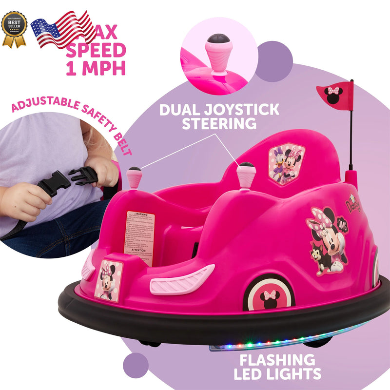 6V Minnie Ride-On Bumper Car Toy Magic Cars 1
