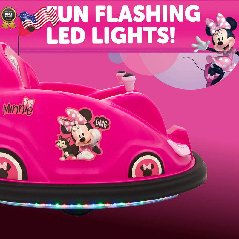 6V Minnie Ride-On Bumper Car Toy Magic Cars 4