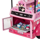 6V Battery-Powered Pink Bakery Cart with Baking Set for Ages 3-7 Magic Cars 2