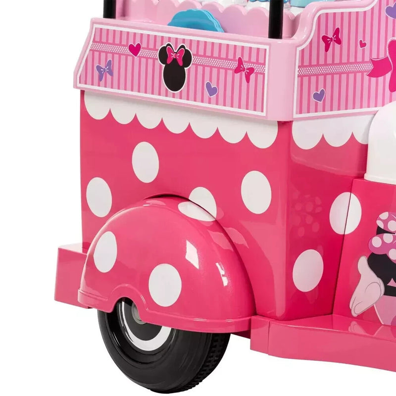 6V Battery-Powered Pink Bakery Cart with Baking Set for Ages 3-7 Magic Cars 5