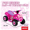 Minnie Mouse 6V Quad Ride-On for Young Adventurers Aged 1.5-3 Magic Cars 2