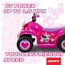 Minnie Mouse 6V Quad Ride-On for Young Adventurers Aged 1.5-3 Magic Cars 3