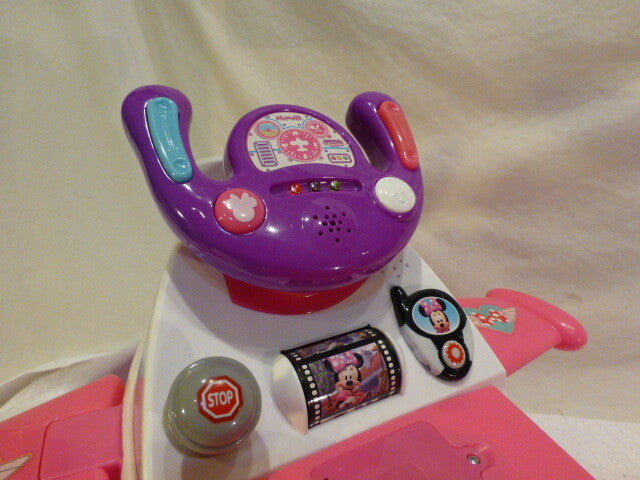 Toddler Ride-On Airplane Toy with Lights and Sounds Featuring Minnie Mouse Magic Cars 9