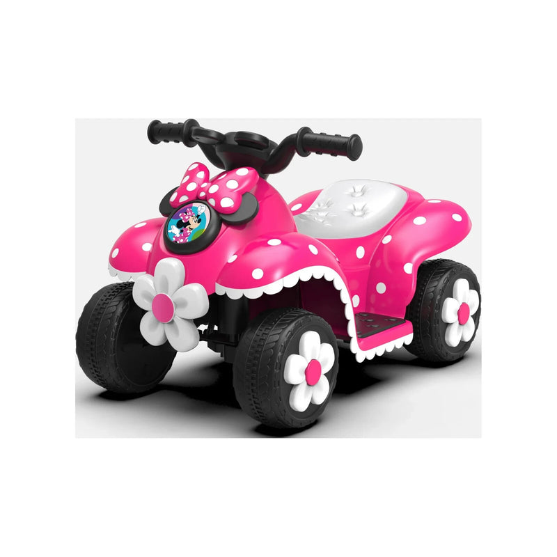 Battery-Powered 6V Electric Pink Quad for Toddlers 18-30 Months Magic Cars 0