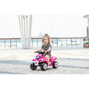 Battery-Powered 6V Electric Pink Quad for Toddlers 18-30 Months Magic Cars 1