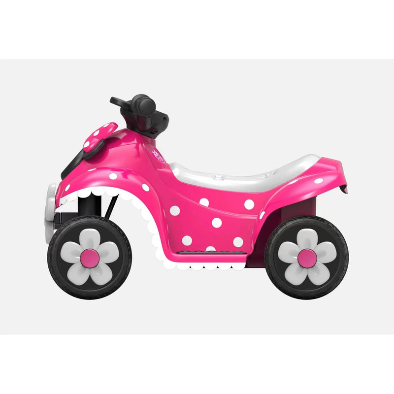 Battery-Powered 6V Electric Pink Quad for Toddlers 18-30 Months Magic Cars 4