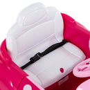 Battery-Powered 6V Pink Ride-On Car for Kids Ages 3 and Up with Adorable Character Design Magic Cars 6