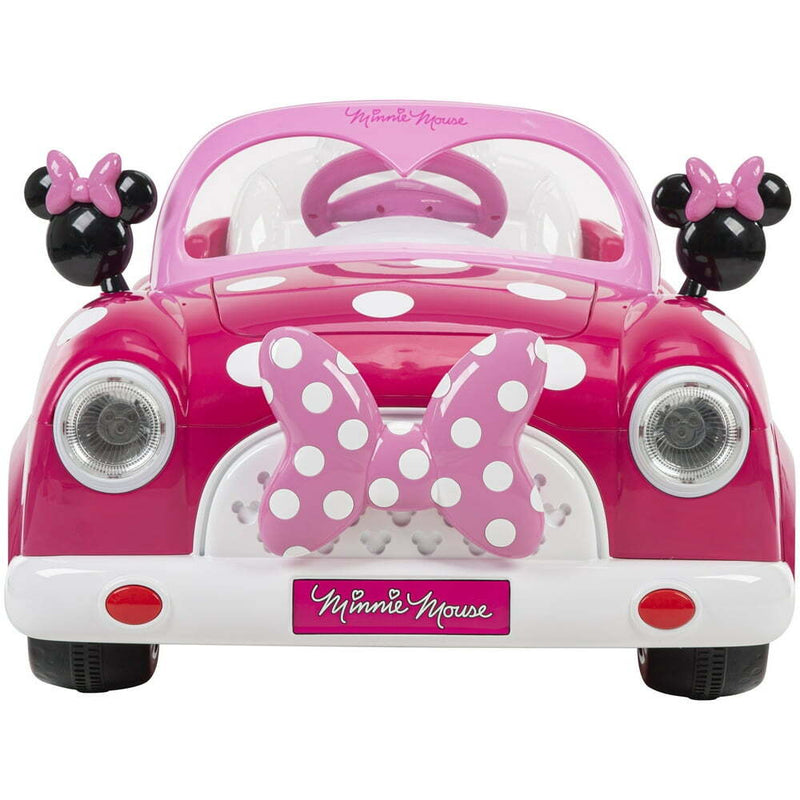 Minnie Mouse Battery-Powered Convertible Car with Sound Effects for Ages 3 and Up Magic Cars 2