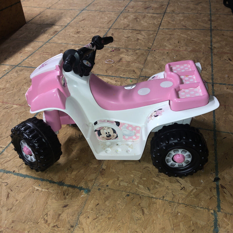 Electric Minnie Mouse Quad Ride-On Toy for Kids Ages 1.5 to 3 Years Magic Cars 2