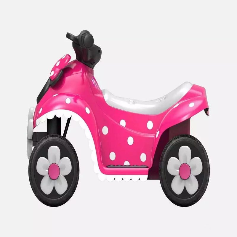 Minnie Mouse 6V Battery-Powered Kids' Ride-On Quad Bike Toy Magic Cars 4