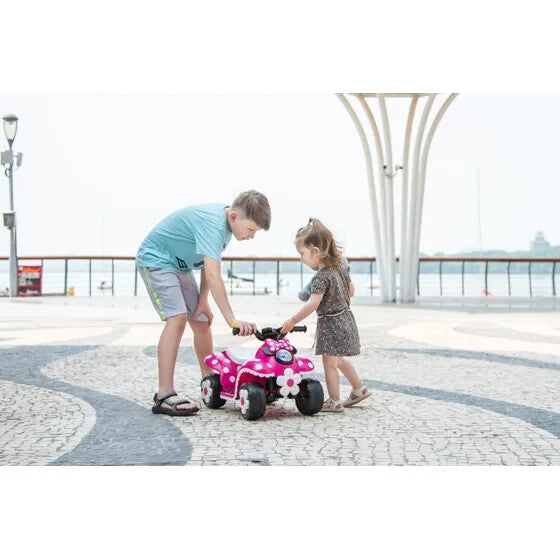 Minnie Mouse 6V Battery-Powered Quad Ride-On Car for Kids Magic Cars 5