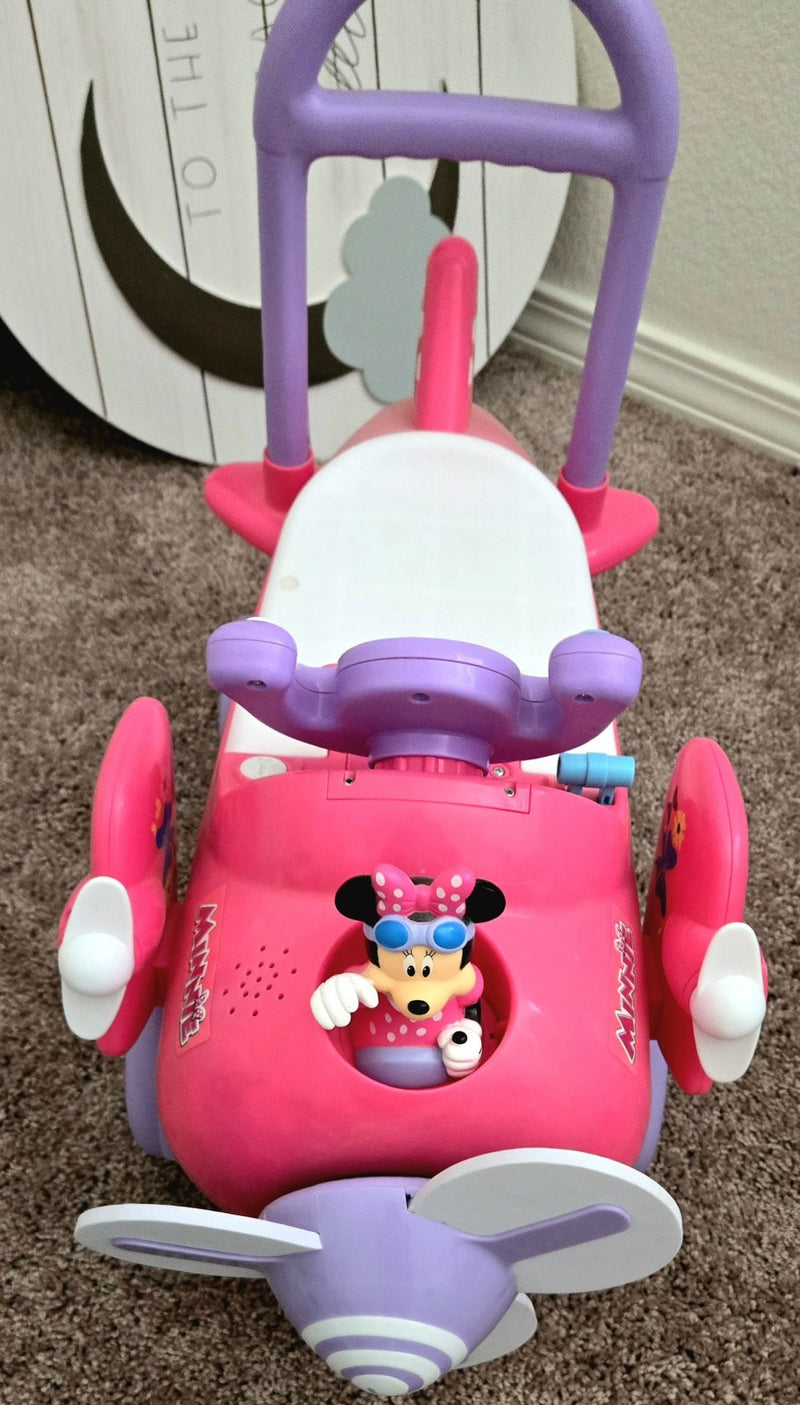 Minnie Mouse Ride-On Airplane Toy with Lights and Sounds Magic Cars Variant 0