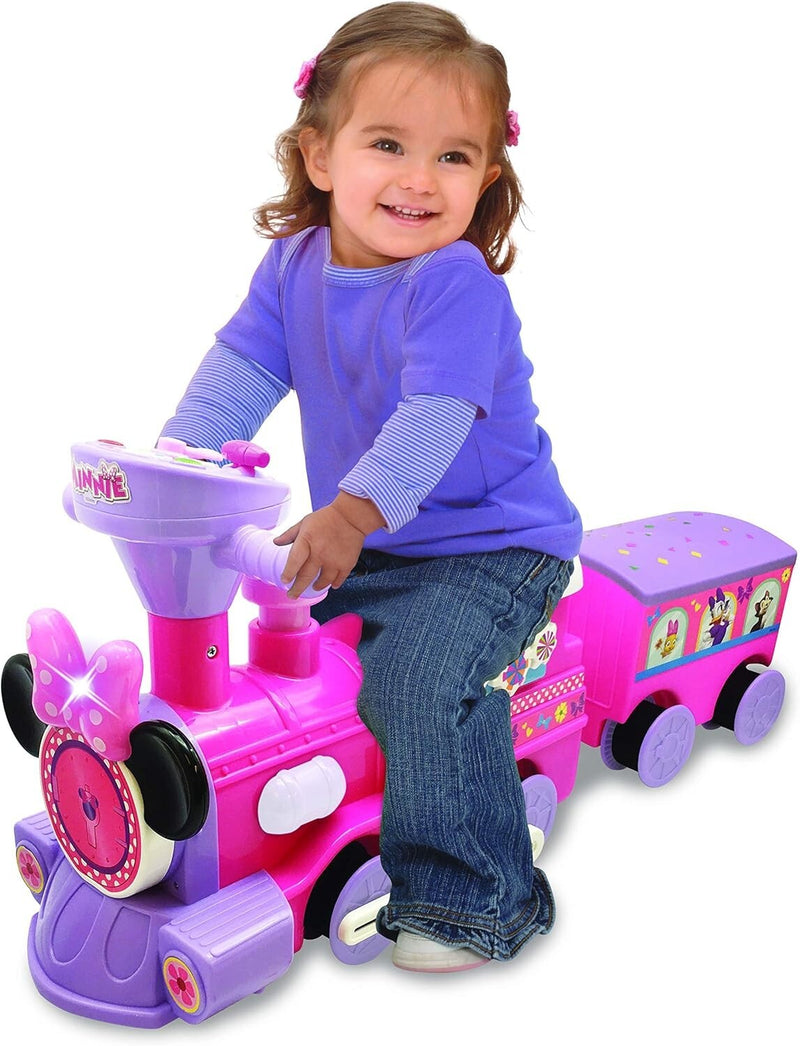 Large Ride-On Train with Caboose and Track for Kids Magic Cars 3
