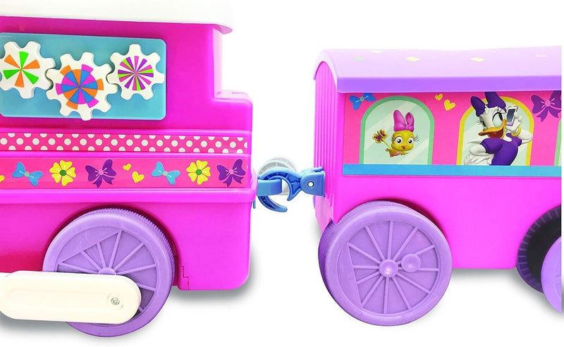 Large Ride-On Train with Caboose and Track for Kids Magic Cars 5