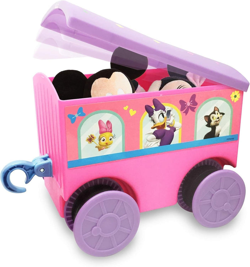 Large Ride-On Train with Caboose and Track for Kids Magic Cars 6