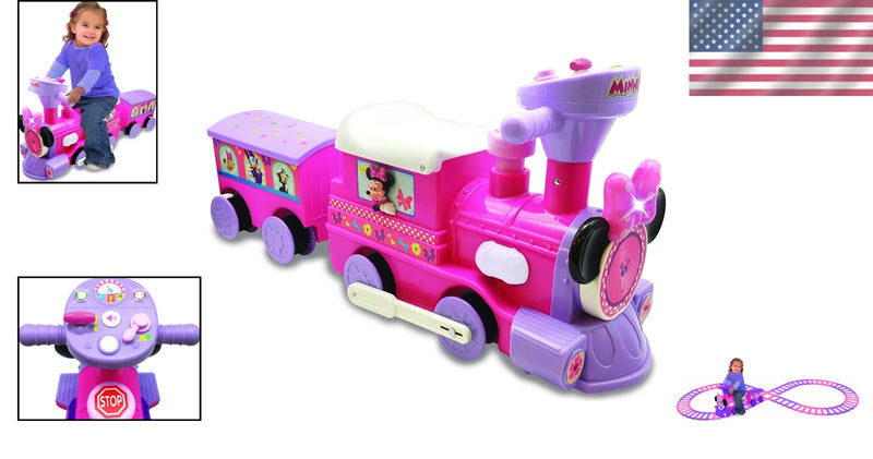 Ride-On Train with Whistle and Music for Engaging Playtime Adventures Magic Cars 1