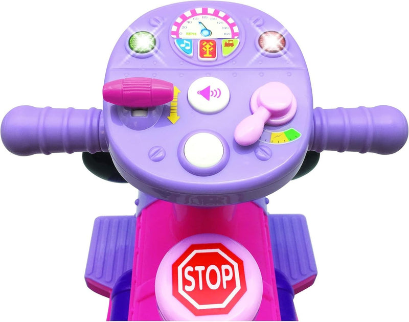 Ride-On Train with Whistle and Music for Engaging Playtime Adventures Magic Cars 5