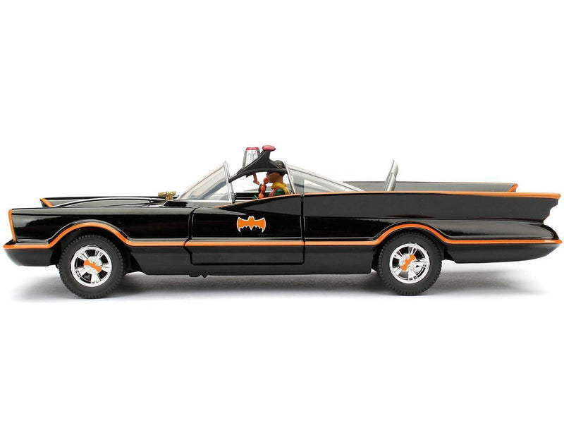 Classic Black Batmobile Model Kit with Diecast Batman Figure (1966-1968) Magic Cars 6