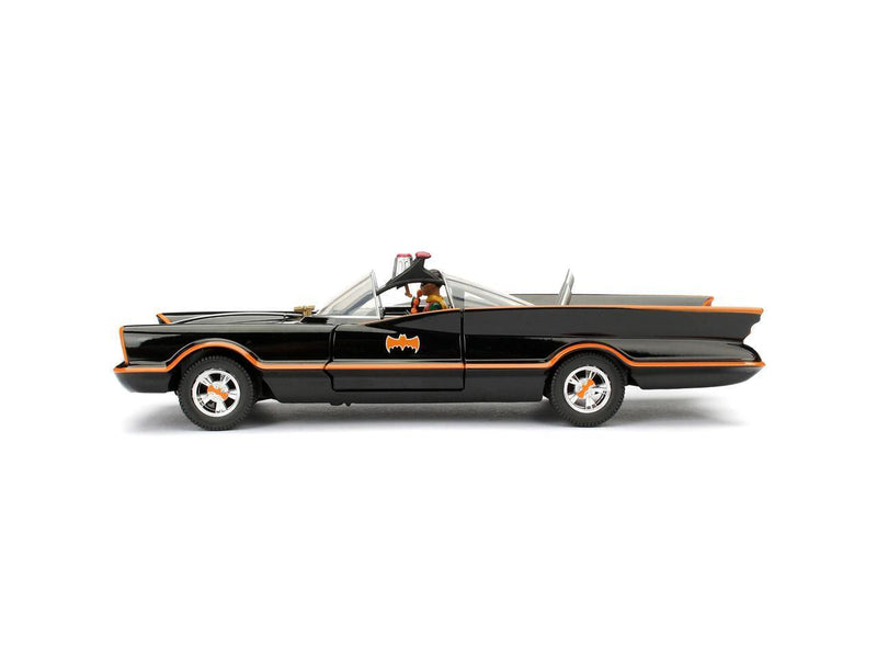 Classic Black Batmobile Model Kit with Diecast Batman Figure (1966-1968) Magic Cars Variant 0