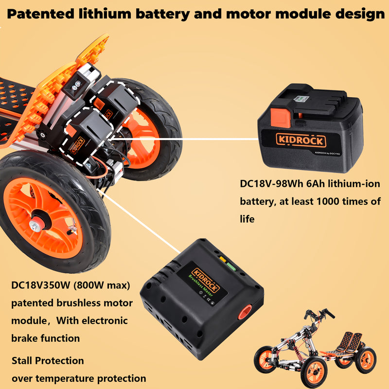 Modular Electric Kart with High-Strength Material and Over 20 Functions Magic Cars 5