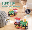 Electric Spray Train Toy with Lights and Smoke, Classic Railway Model Magic Cars 2