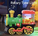 Electric Spray Train Toy with Lights and Smoke, Classic Railway Model Magic Cars 4