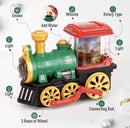 Electric Spray Train Toy with Lights and Smoke, Classic Railway Model Magic Cars 5