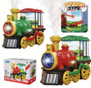 Electric Spray Train Toy with Lights and Smoke, Classic Railway Model Magic Cars 6