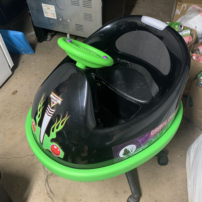 Electric 2-Speed Monster Jam Bumper Car Vehicle for Toddlers and Kids Magic Cars 0