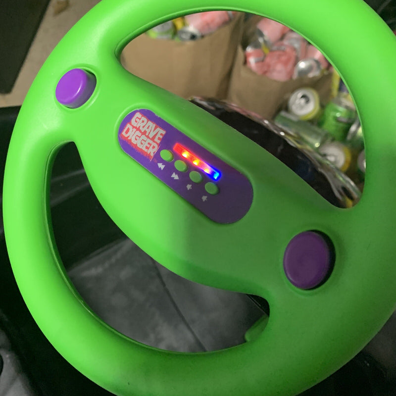 Electric 2-Speed Monster Jam Bumper Car Vehicle for Toddlers and Kids Magic Cars 5