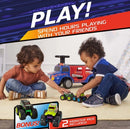 Monster Ride-On Carrier for Kids 1-3 Years, Supports Up to 44 lbs Magic Cars 12