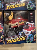 Battery-Powered Light-Up Bull Style Monster Truck Toy for Ages 3+ Magic Cars 2
