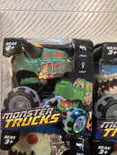 Battery-Powered Light-Up Bull Style Monster Truck Toy for Ages 3+ Magic Cars 6