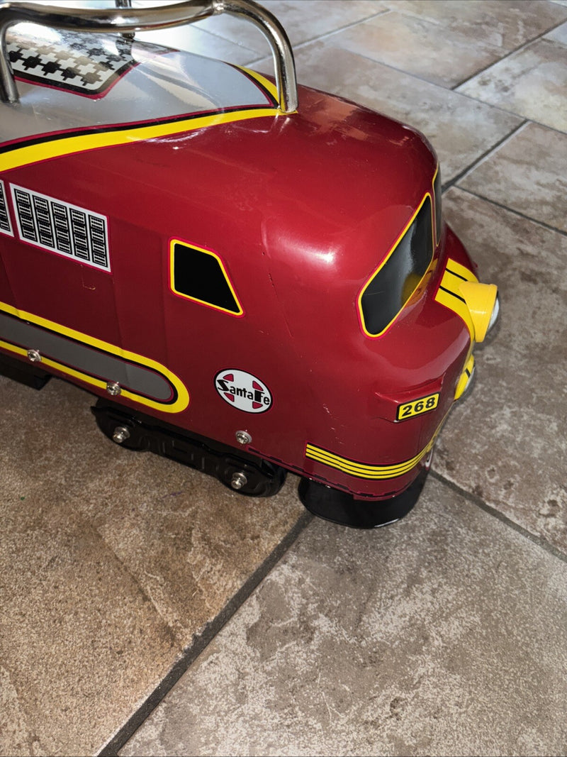 Morgan Cycle Kids Ride-On Santa Fe Train – Rare Discontinued Model Magic Cars 12