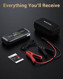 6000A Portable 12V Car Battery Jump Starter Auto Jumper Starter Magic Cars 8