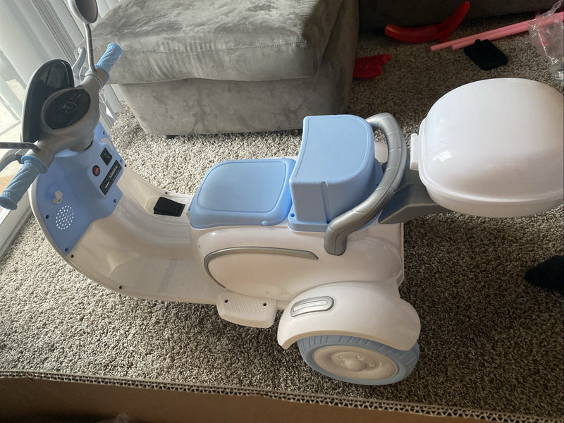 Motocicleta eléctrica para niños de 12 V con 2 asientos Magic Cars 3