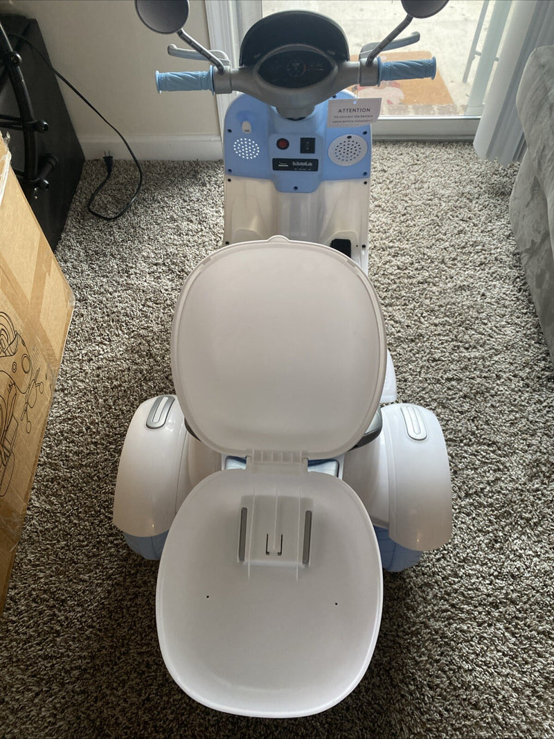 Motocicleta eléctrica para niños de 12 V con 2 asientos Magic Cars 8
