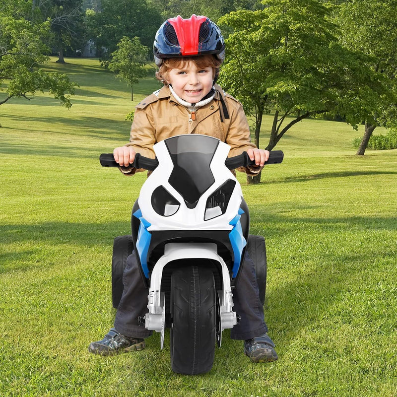 Motocicleta Eléctrica Infantil 6V con 3 Ruedas, Música y Luz Magic Cars 1