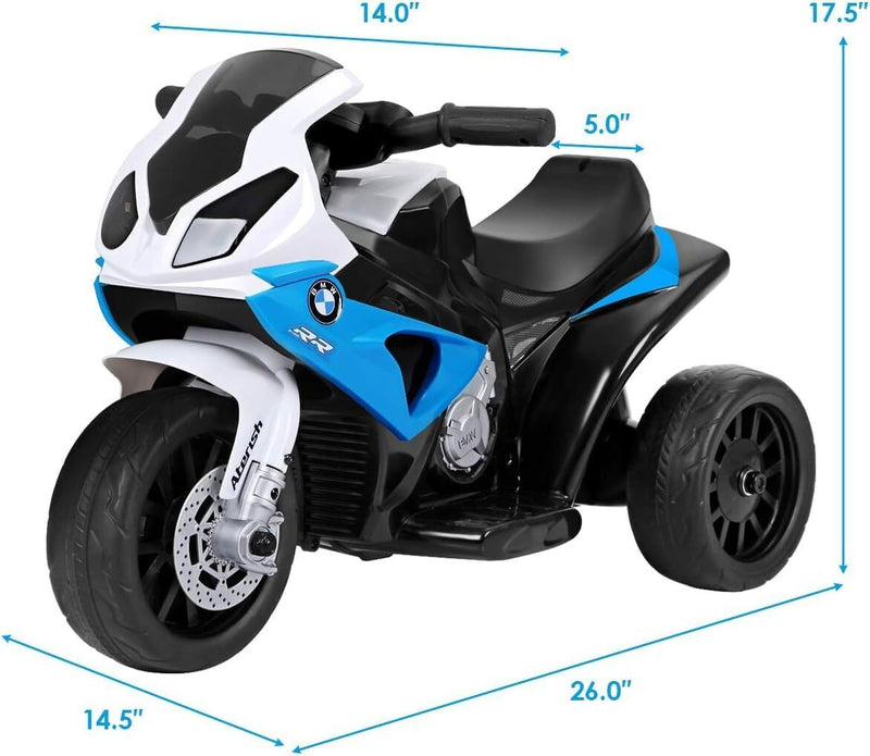 Motocicleta Eléctrica Infantil 6V con 3 Ruedas, Música y Luz Magic Cars 2