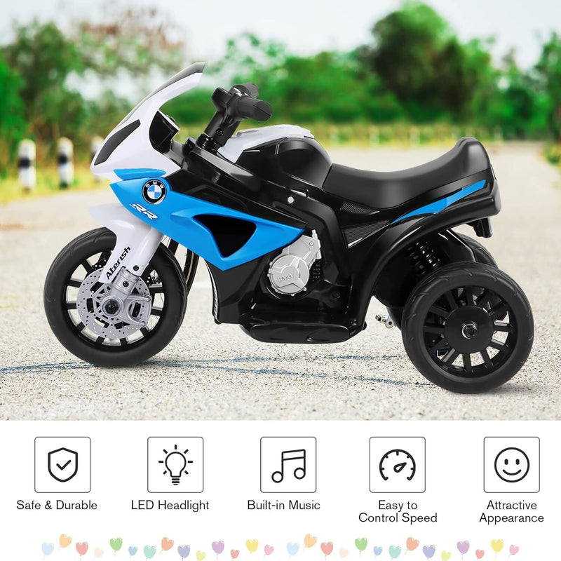 Motocicleta Eléctrica Infantil 6V con 3 Ruedas, Música y Luz Magic Cars 5