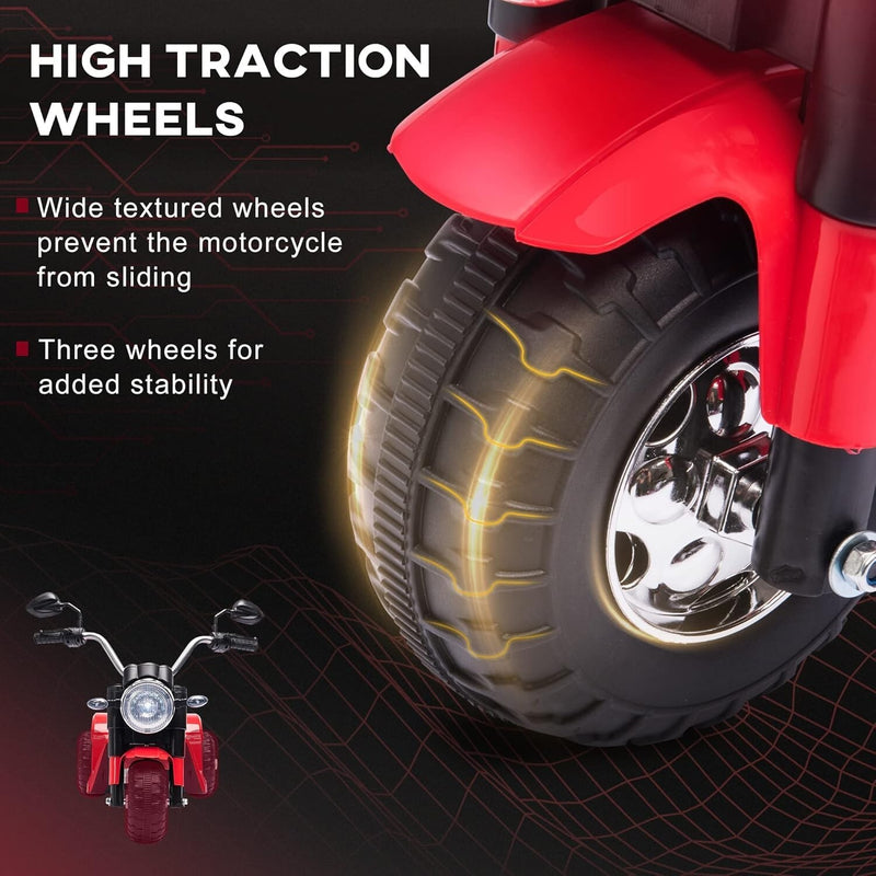 Motocicleta eléctrica para niños con batería 6V, 3 ruedas, música y luces Magic Cars 7
