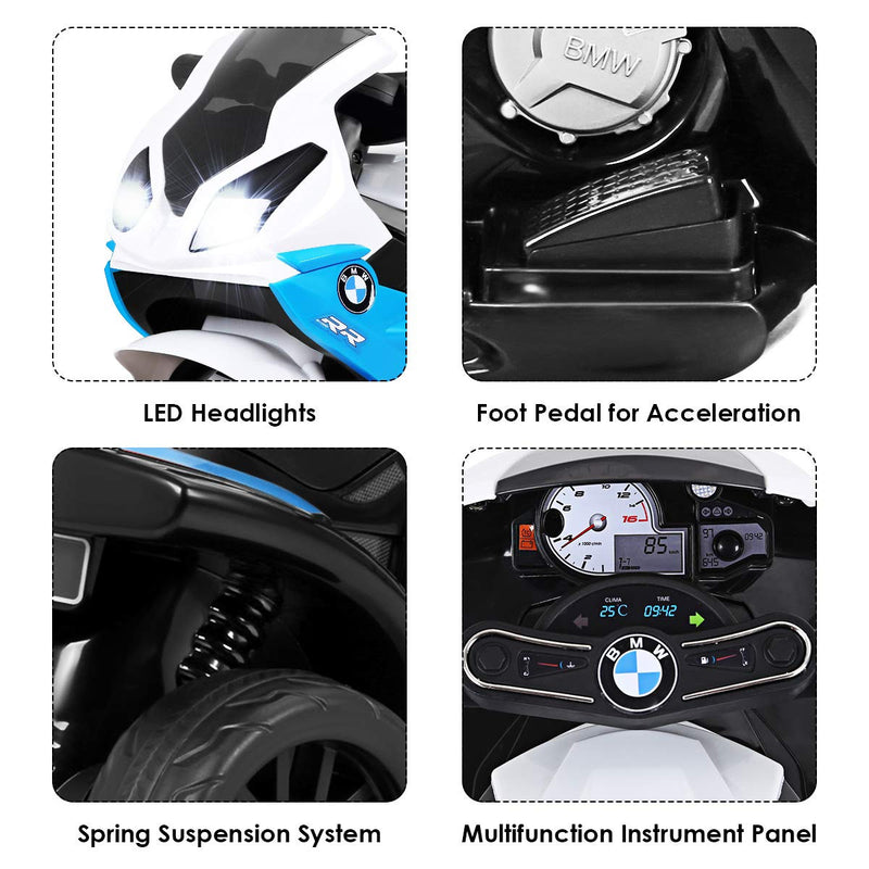 Motocicleta eléctrica 6V para niños de 2 a 3 años con luces y música Magic Cars 4