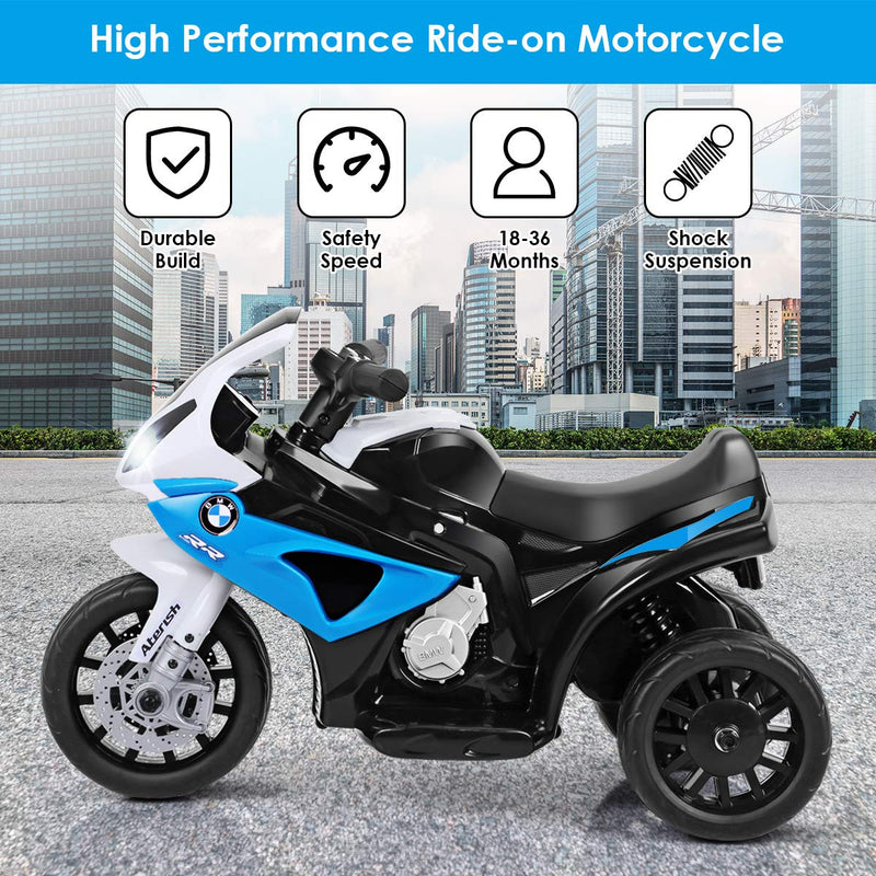 Motocicleta eléctrica 6V para niños de 2 a 3 años con luces y música Magic Cars 6
