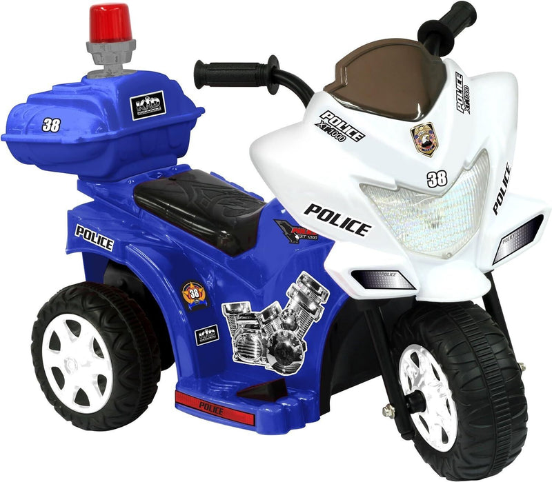 Motocicleta eléctrica policía 6V para niños de 2 a 3 años con sirena y luces Magic Cars Variant 0