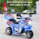 Motocicleta eléctrica de policía 6V para niños de 2 a 3 años con sirena y luces Magic Cars 4