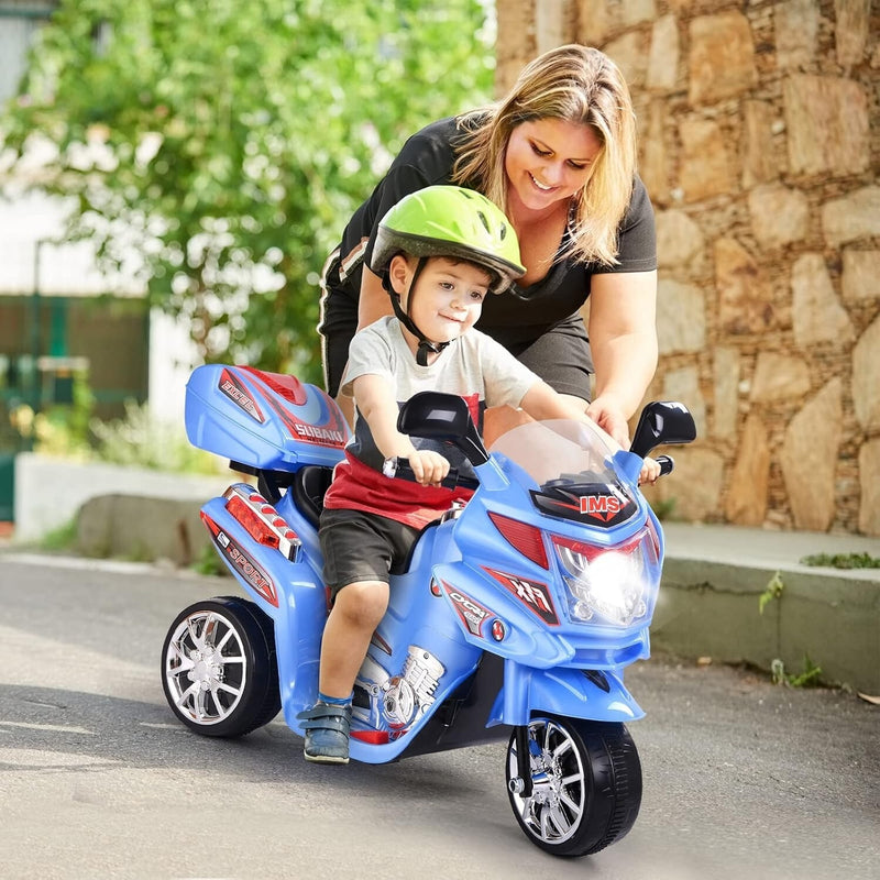 Motocicleta eléctrica de policía 6V para niños de 2 a 3 años con sirena y luces Magic Cars 5