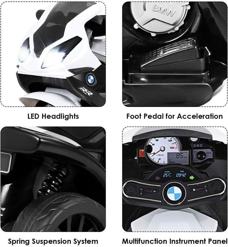 Motocicleta eléctrica infantil con luces y sonido para niños de 3 a 7 años Magic Cars 2