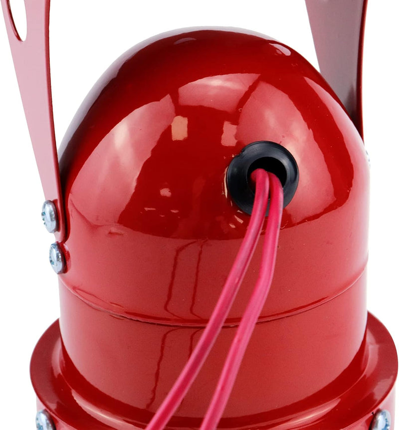Electric Motor-Driven Red Industrial Siren Alarm 110V AC 114dB 1 Piece Magic Cars 7