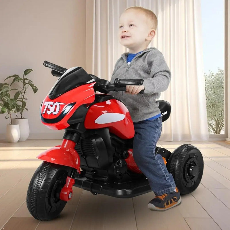 Electric 3-Wheel Battery-Powered Motorbike Tricycle for Kids Ages 1-6 Years Magic Cars 1