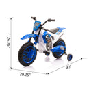 12V Battery-Powered Ride-On Dirt Bike with Training Wheels Magic Cars 13